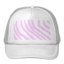 Copie rose de zèbre, modèle animal casquettes