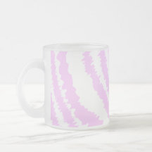 Copie rose de zèbre, modèle animal tasses