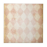 Copie rose vintage de diamant carreaux