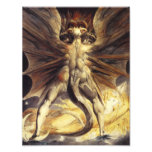 Copie rouge de dragon de William Blake Photos Sur Toile