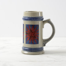 Copie rustique fraîche d'art de bruit d'étoile tasse