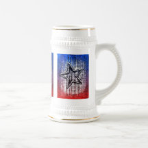 Copie solitaire rustique fraîche d'art de bruit d' mug