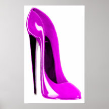 Copie stylet de chaussure de roses indien posters