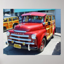 Copie suburbaine de 1949 Dodge Woody Posters