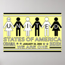 Copie unie d'Obama Posters