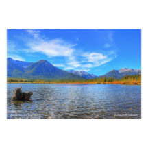 Copie vermillonne de photo de parc national de Ban