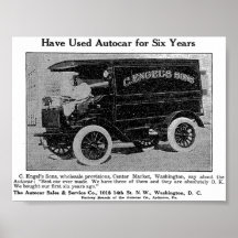 Copie vintage d'annonce de ventes et de service Co Affiche