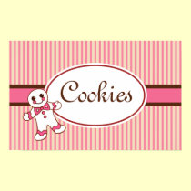 Copie vintage d'art de boulangerie de biscuit de s posters