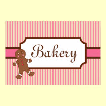Copie vintage d'art de boulangerie de pain d'épice posters