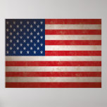 Copie vintage d'art de drapeau américain affiches