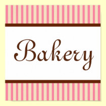 Copie vintage d'art de signe de boulangerie posters