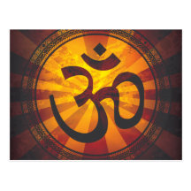 Copie vintage de symbole de l'OM Carte Postale