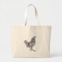 Copie vintage Fourre-tout de poule Sacs En Toile