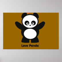 Copies de Panda® d'amour Affiches