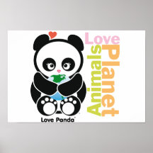 Copies de Panda® d'amour Posters