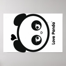 Copies de Panda® d'amour Affiche