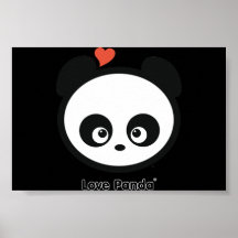 Copies de Panda® d'amour Posters