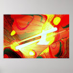 Copies originales d'affiches d'art abstrait