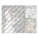 Copies vertes de collage de photo de mariage avec 