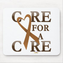 CopperHeartRibbonCareCureDark tapis de souris