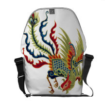 Coq asiatique d'art sacoches