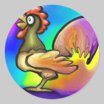 Coq autocollants