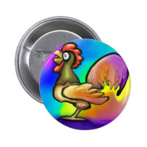 Coq badges publicitaires