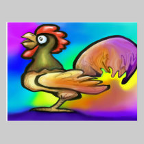 Coq cartes postales