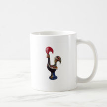 Coq chanceux portugais tasse à café