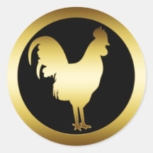 COQ D'OR ADHÉSIF ROND
