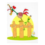 coq drôle rappeler rostering de doo de griffonnage carton d'invitation