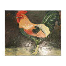 Coq Impressions Sur Toile