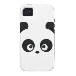 Coque-Compagnon de l'iPhone 4 de Panda® d'amour du Coque Vibe iPhone 4