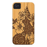 Coque-Compagnon en bois de l'iPhone 4G de grain à  Étuis iPhone 4
