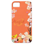 Coque-Compagnon floral de l'iPhone 5 d'oiseau et d Étuis iPhone 5