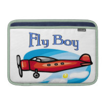 Coque ipad de garçon de mouche poches pour macbook air