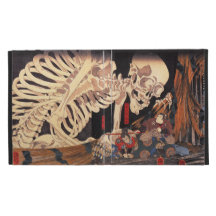 Coque ipad de squelette de Kuniyoshi