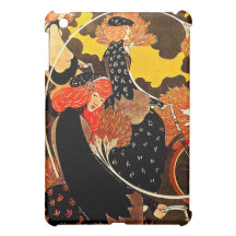 Coque ipad rouge vintage de Bicyle de femmes de ja Coques iPad Mini