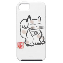 Coque iphone chanceux de chat coques Case-Mate iPhone 5