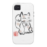 Coque iphone chanceux de chat coques iPhone 4/4S