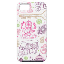 Coque iphone d'art de yoga de ganesha de l'Inde Coque iPhone 5