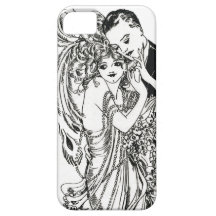 coque iphone de beauté d'aileron des années 1920 coque iPhone 5 Case-Mate