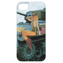 Coque iphone de pin-up de bateau-citerne coque Case-Mate iPhone 5
