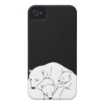 Coque iphone d'ours de l'affaire 3 d'IPhone 4 d'ou Étui iPhone 4