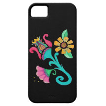 Coque iphone floral vintage de broderie iPhone 5 case
