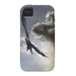 Coque iphone montant d'Eagle chauve et de nuage Coque Vibe iPhone 4