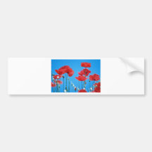 Coquelicots de Provence Adhésif Pour Voiture