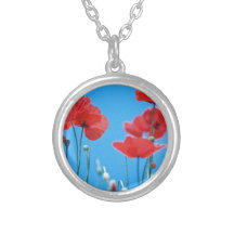 Coquelicots de Provence Collier Personnalisé