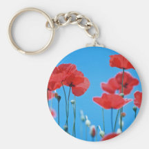 Coquelicots de Provence Porte-clefs