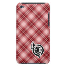 Cor de harmonie rouge de plaid coques iPod touch 